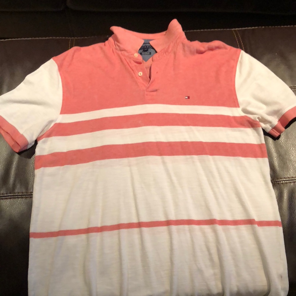 Tommy Hilfiger short sleeve striped polo 2xl